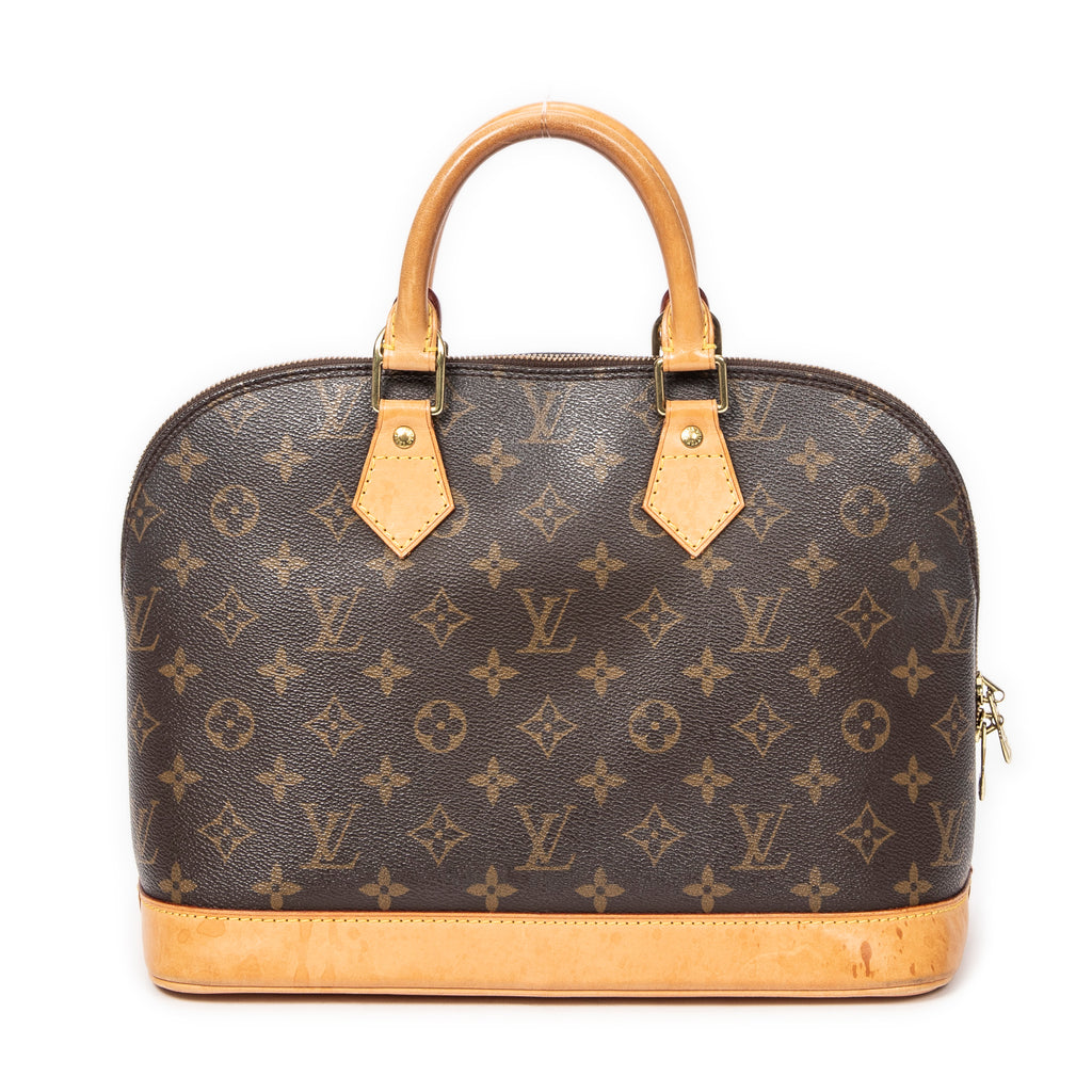 Handbag Alma PM Brown Monogram Canvas