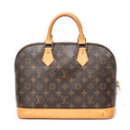 Handbag Alma PM Brown Monogram Canvas