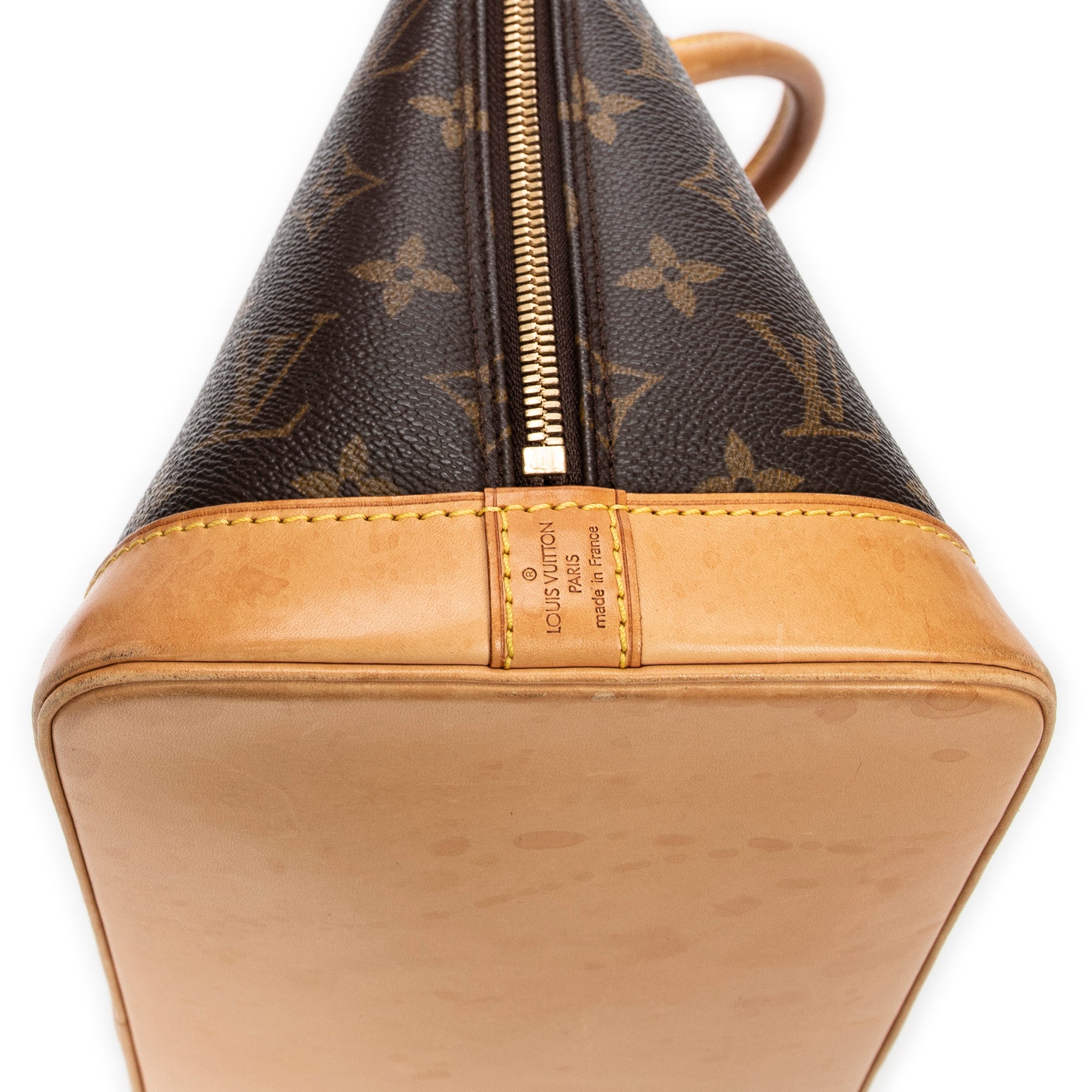 Handbag Alma PM Brown Monogram Canvas