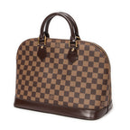 Handbag Alma PM Brown Damier Ebene