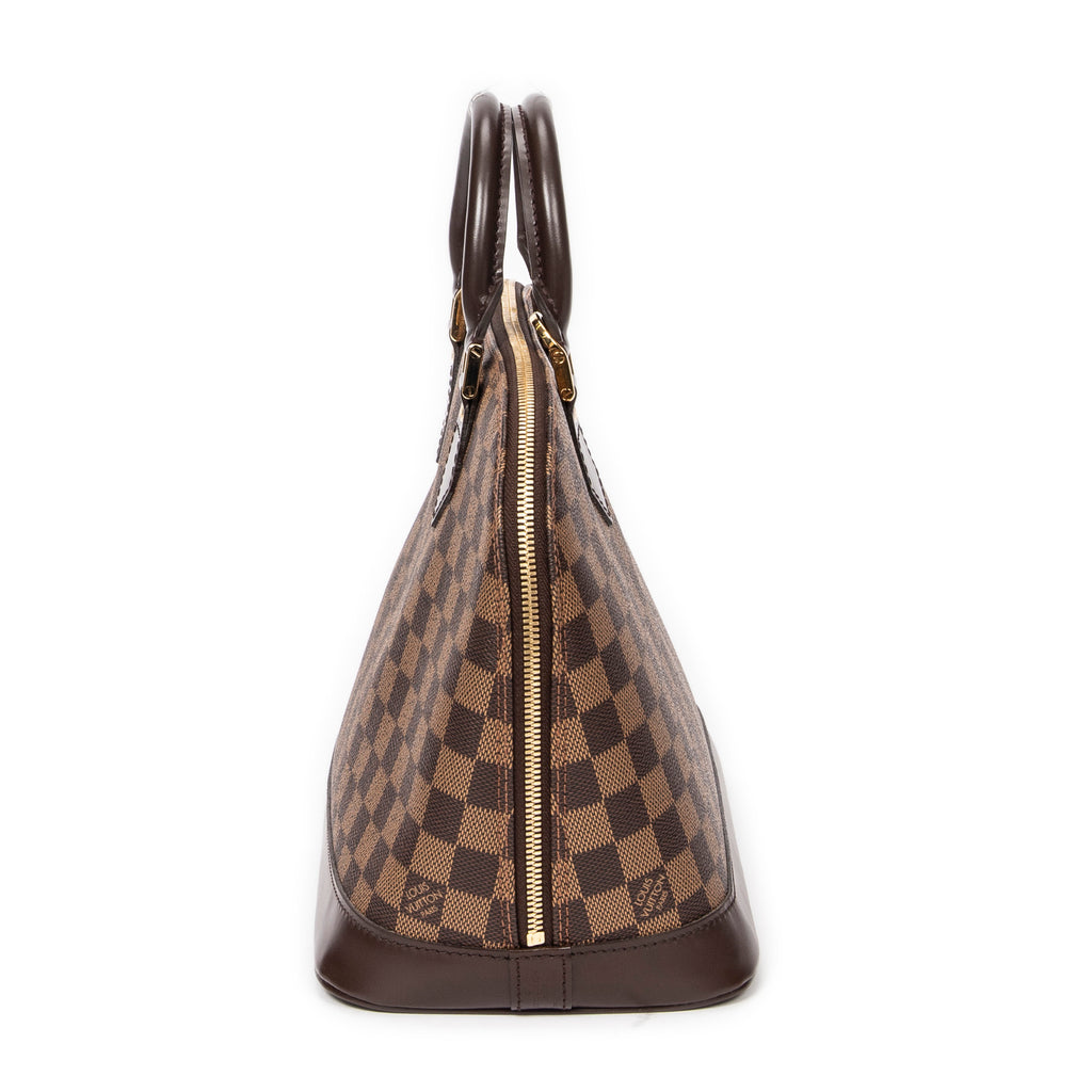 Handbag Alma PM Brown Damier Ebene
