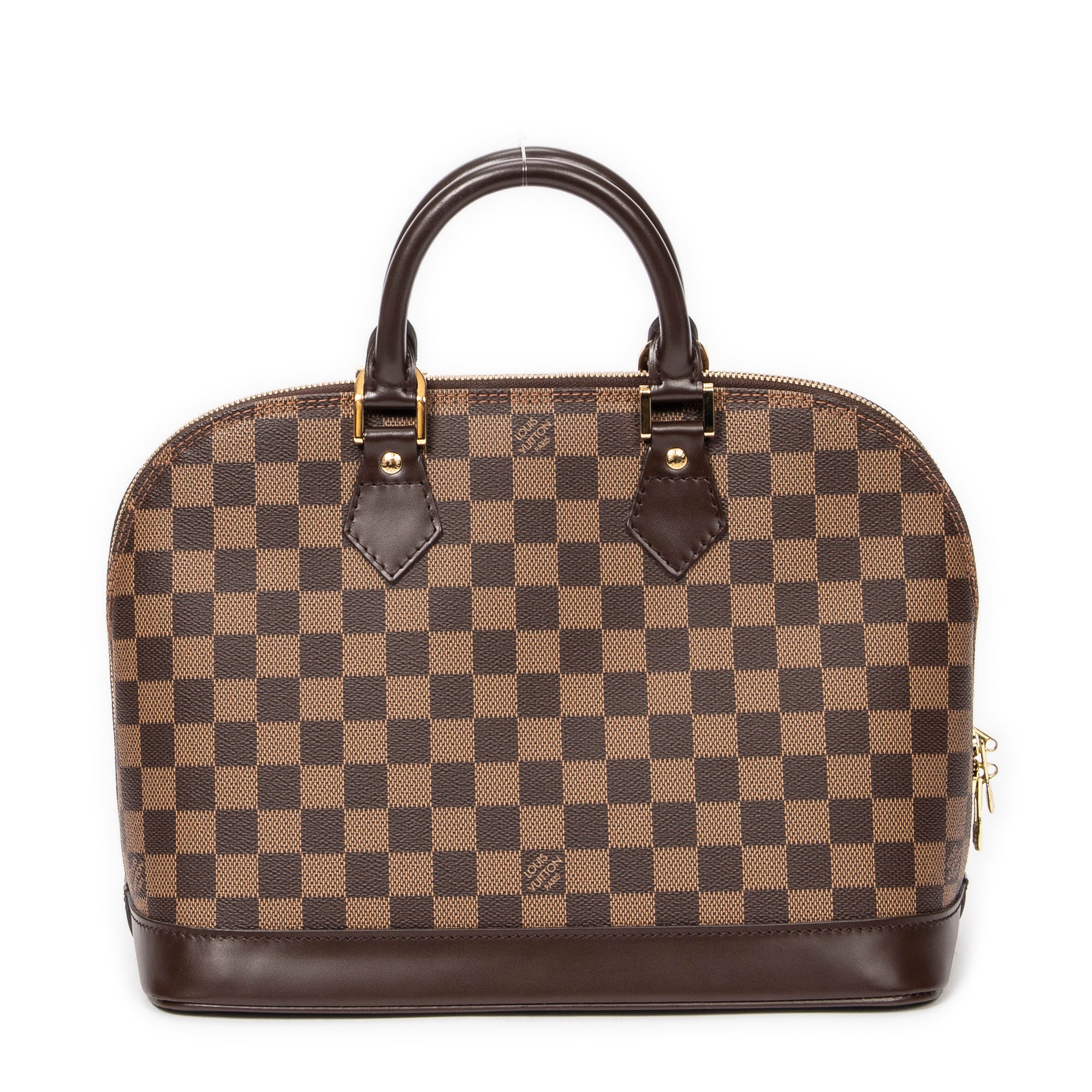 Handbag Alma PM Brown Damier Ebene