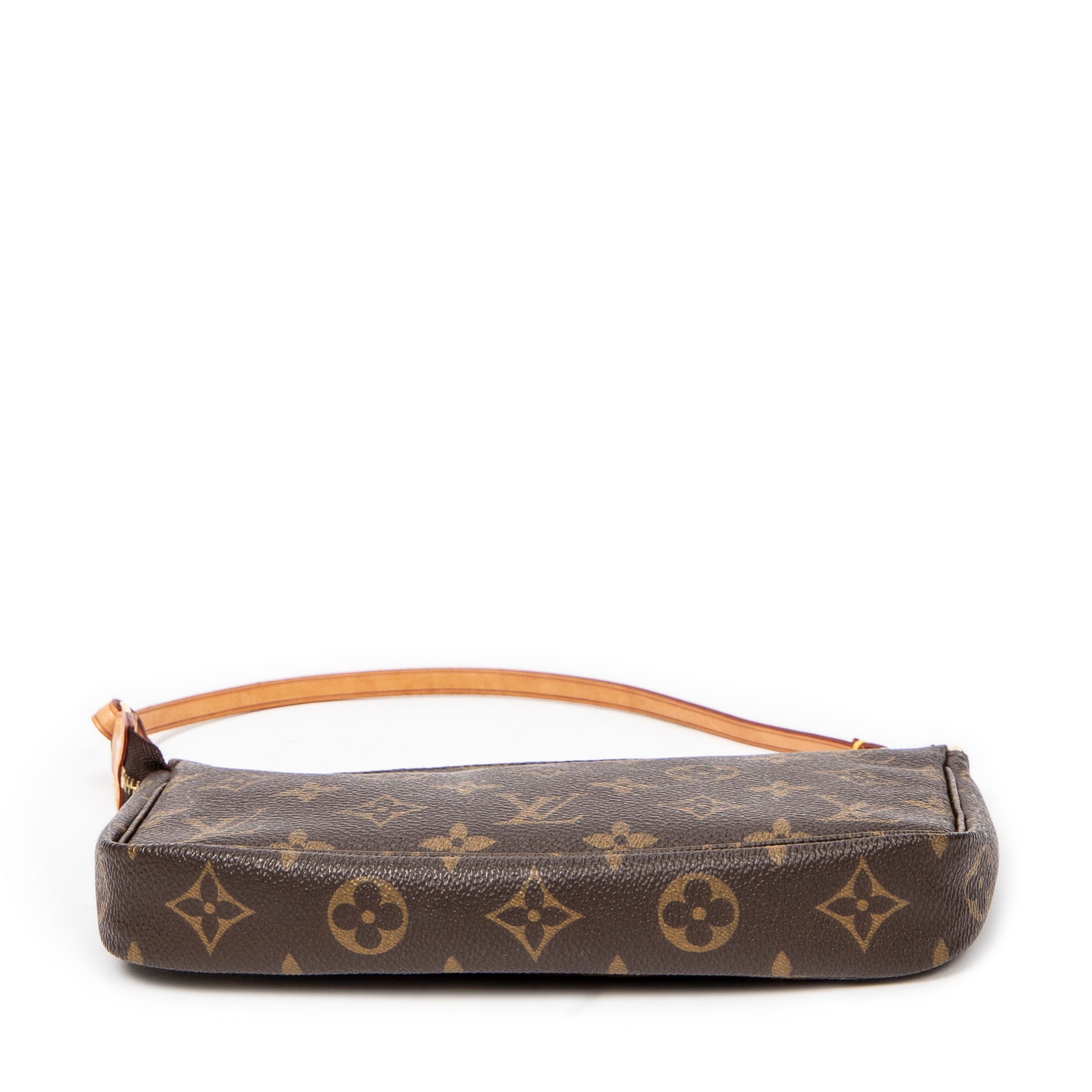 Handbag Accessory Pouch Brown Monogram Canvas