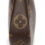 Handbag Accessory Pouch Brown Monogram Canvas