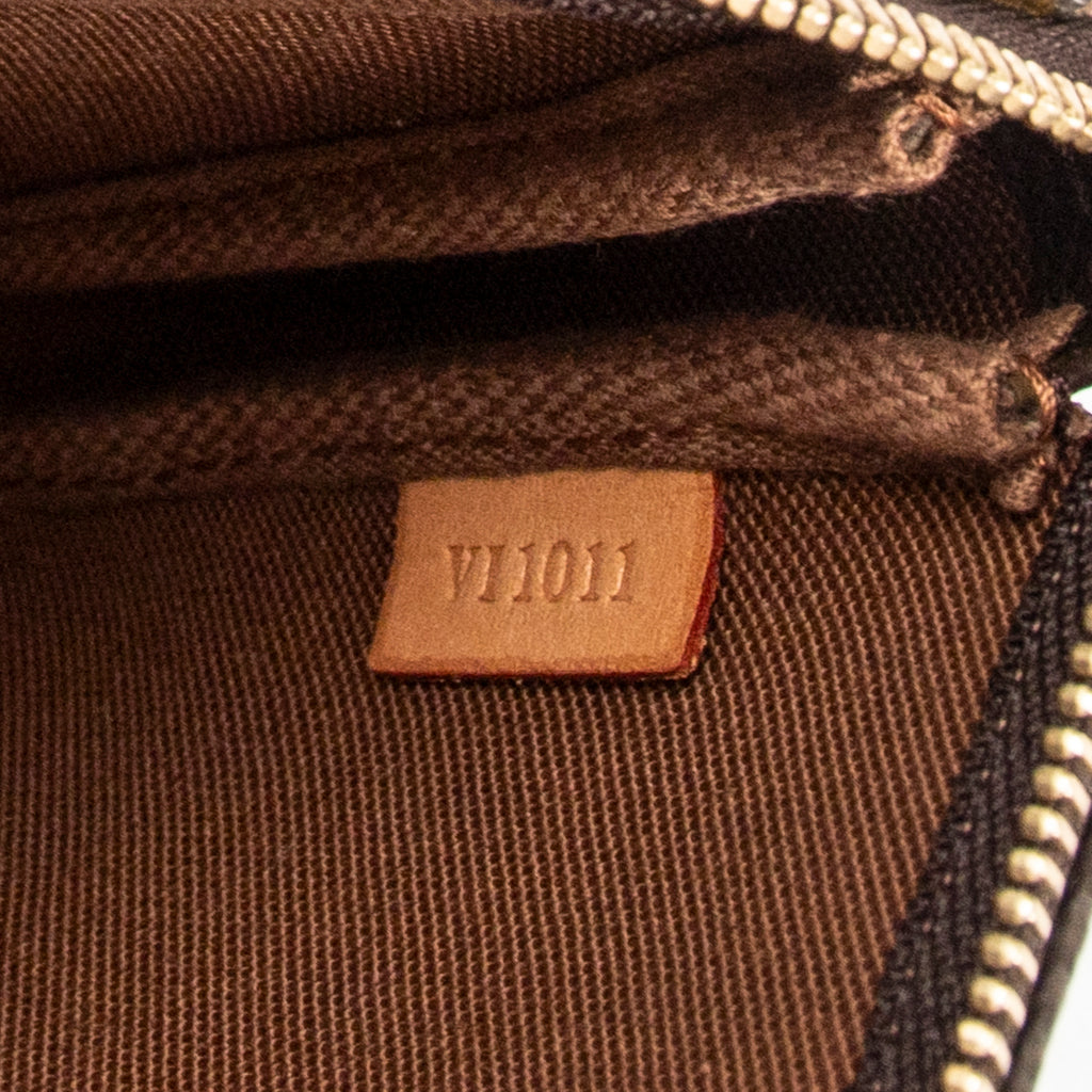 Handbag Accessory Pouch Brown Monogram Canvas