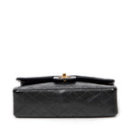 Shoulder Bag Classic Double Flap 26 Black Quilted Lambskin Leather