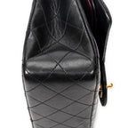 Shoulder Bag Classic Double Flap 26 Black Quilted Lambskin Leather