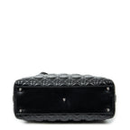 Shoulder Bag Large Lady Dior Zip Black Cannage Lambskin Leather
