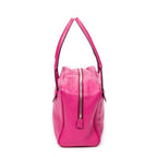 Shoulder Bag Mini Heritage Boston Fuchsia Grained Leather