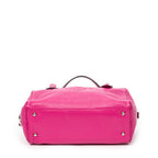 Shoulder Bag Mini Heritage Boston Fuchsia Grained Leather