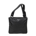 Bolso de hombro mensajero cuadrado de lona de nailon negra