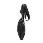 Bolso de hombro mensajero cuadrado de lona de nailon negra
