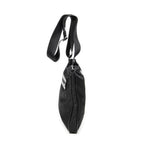Bolso de hombro mensajero cuadrado de lona de nailon negra