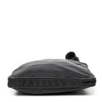Bolso de hombro mensajero cuadrado de lona de nailon negra