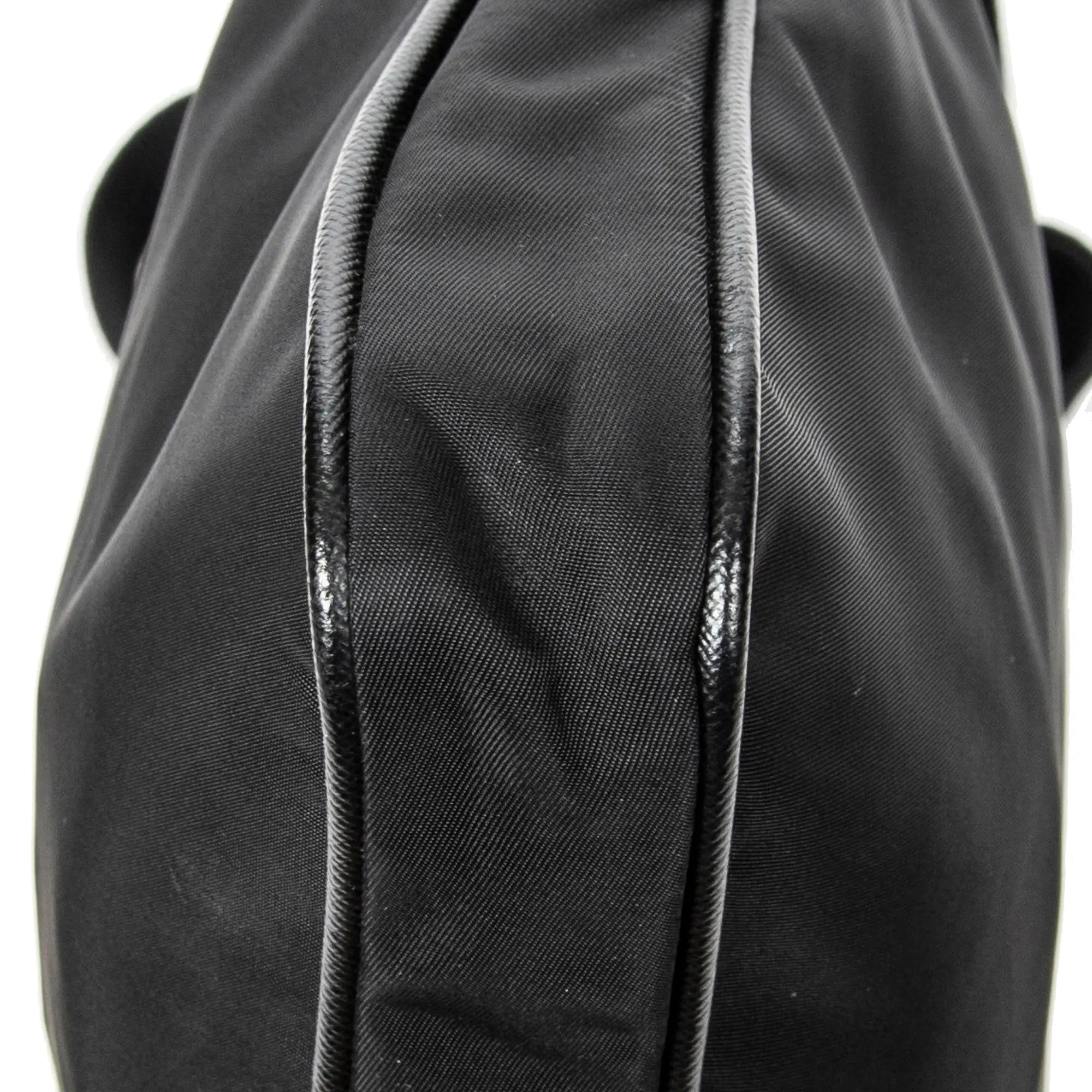 Bolso de hombro mensajero cuadrado de lona de nailon negra
