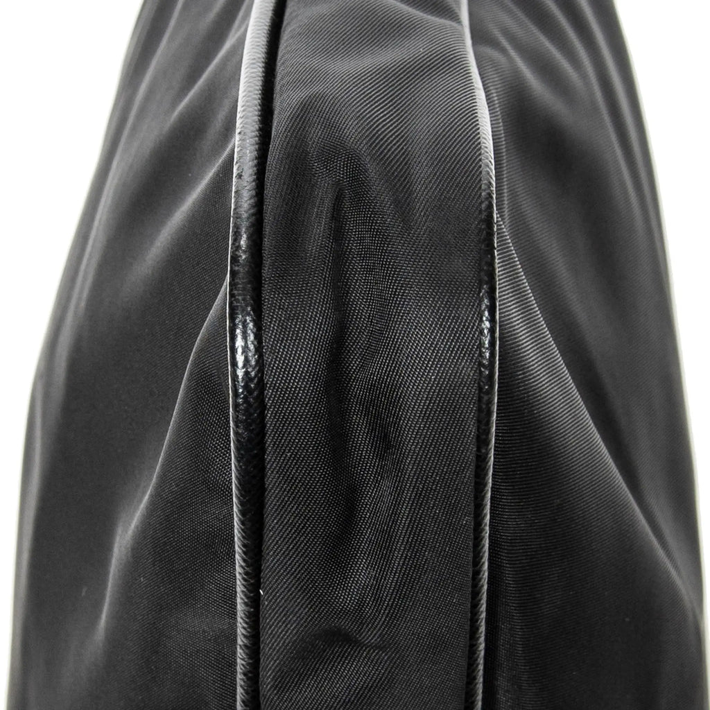 Bolso de hombro mensajero cuadrado de lona de nailon negra