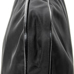 Bolso de hombro mensajero cuadrado de lona de nailon negra