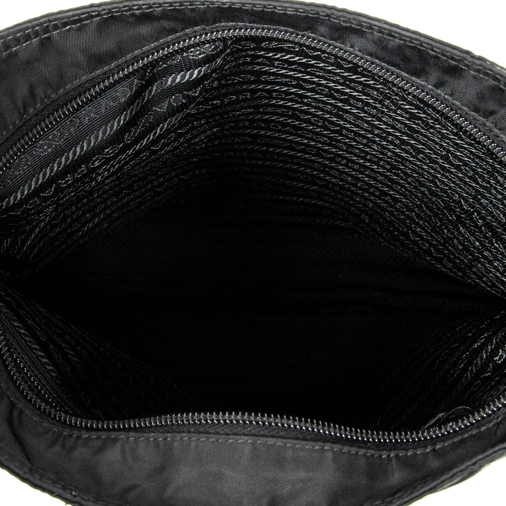 Bolso de hombro mensajero cuadrado de lona de nailon negra