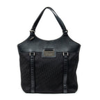 Shoulder Bag Large Street Chic Tote Black Diorissimo Canvas