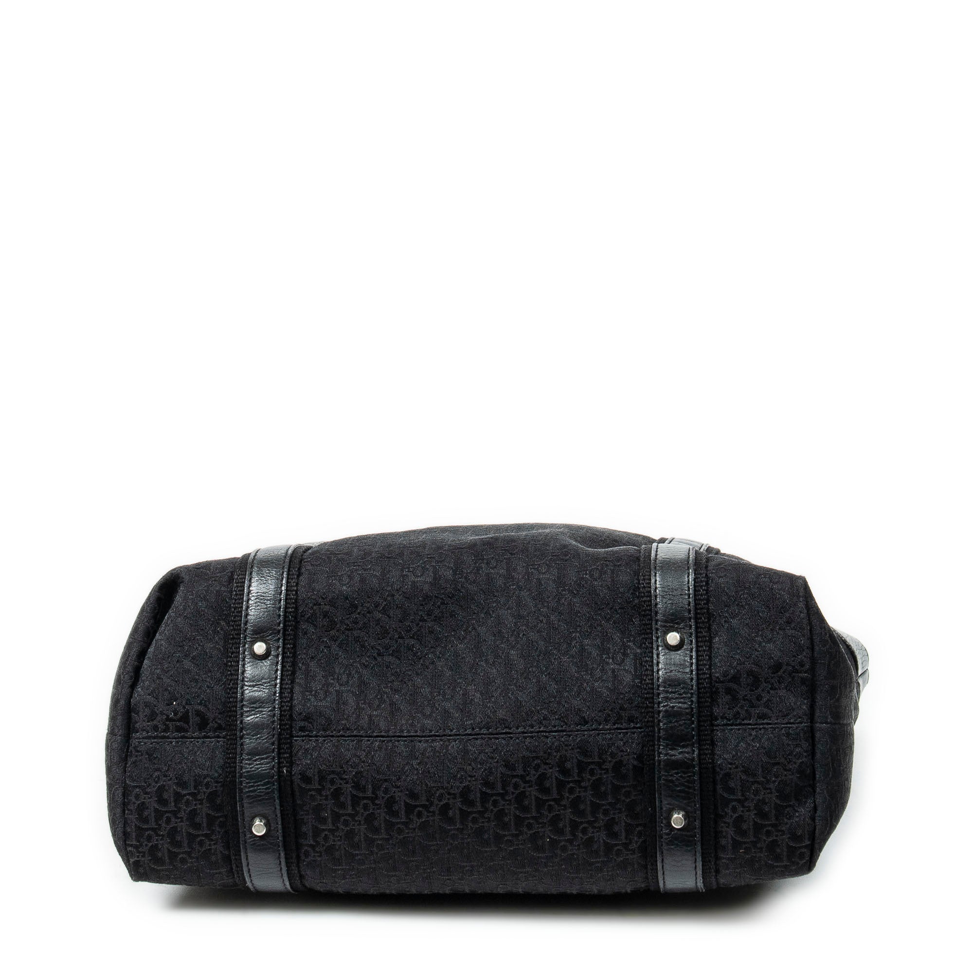 Shoulder Bag Large Street Chic Tote Black Diorissimo Canvas