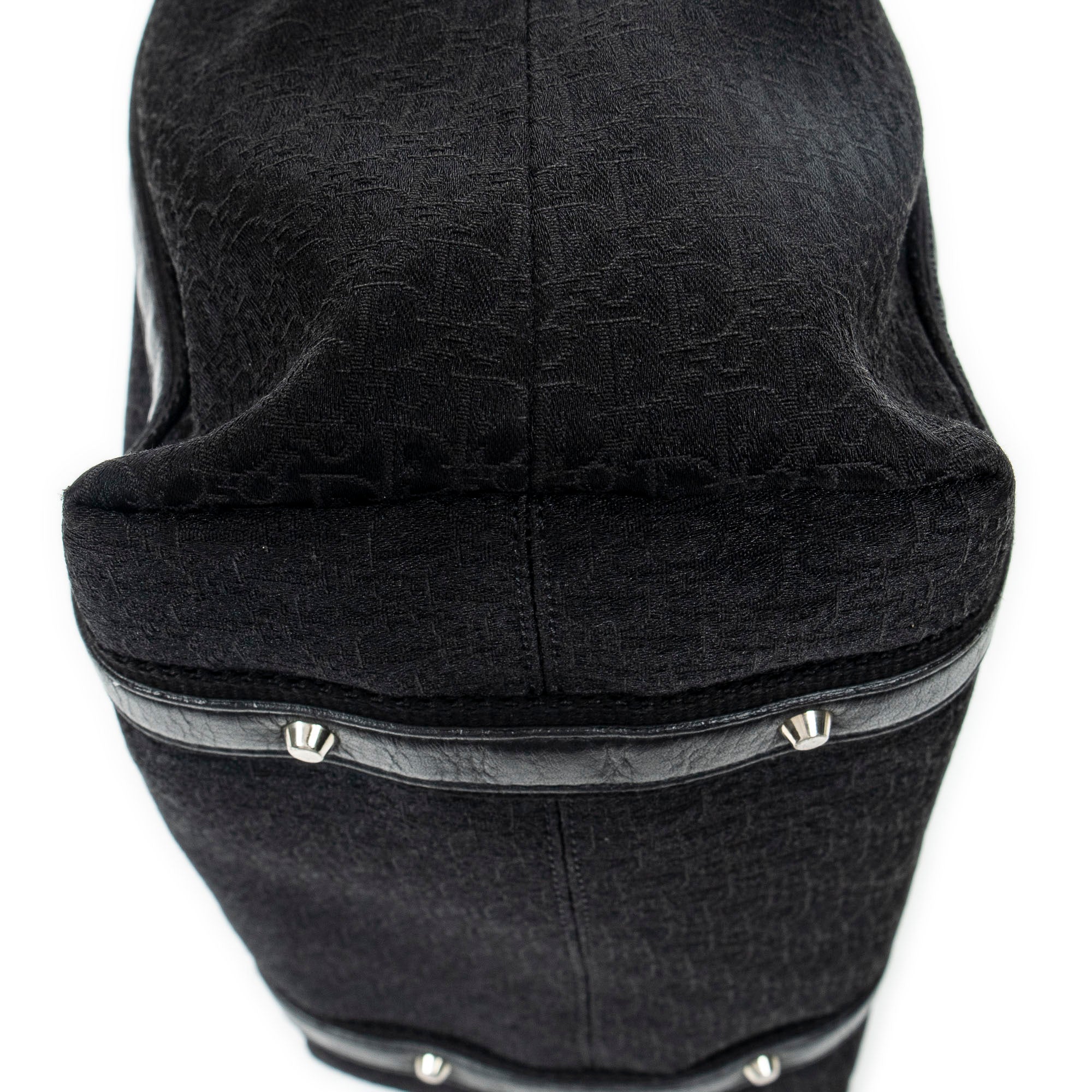 Shoulder Bag Large Street Chic Tote Black Diorissimo Canvas