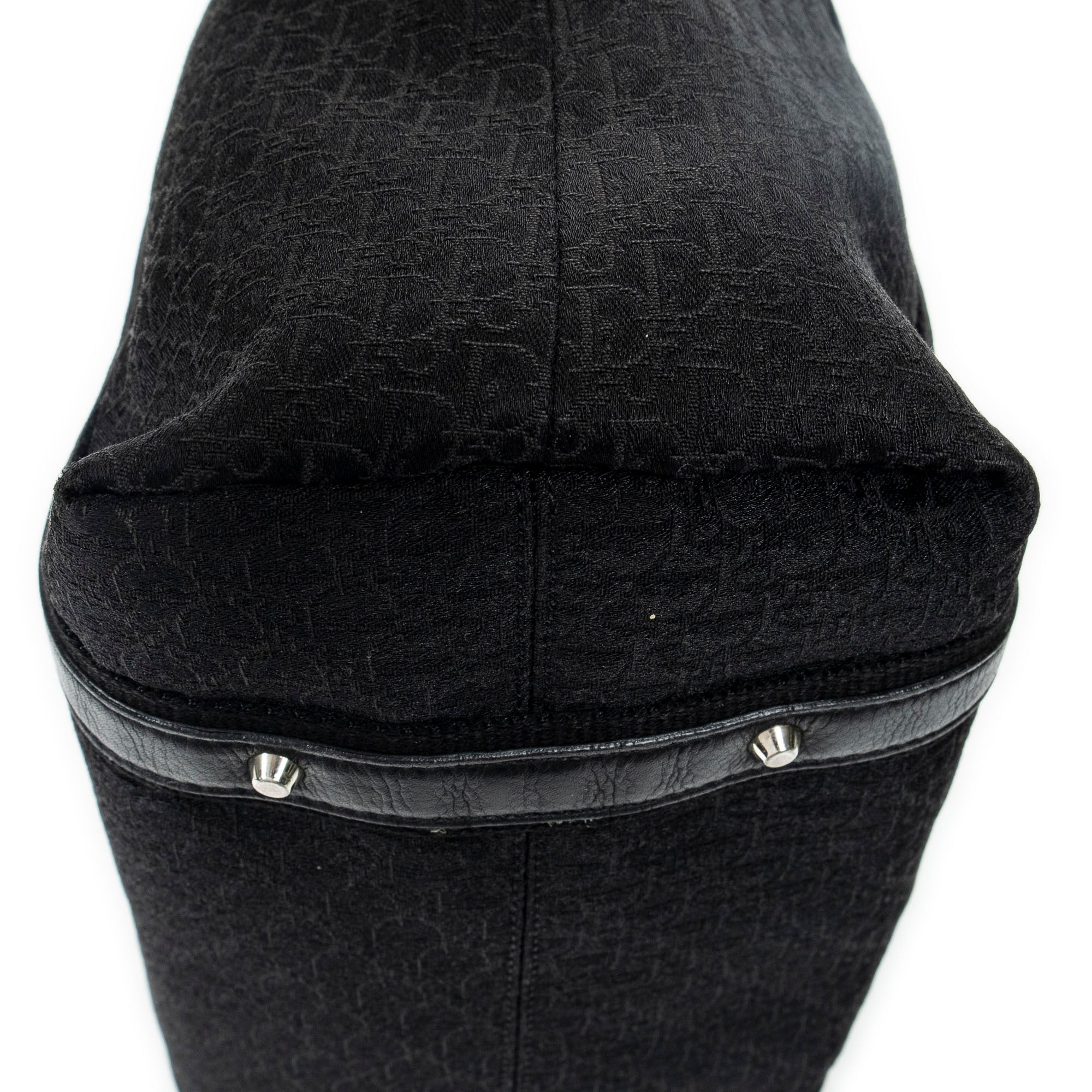 Shoulder Bag Large Street Chic Tote Black Diorissimo Canvas