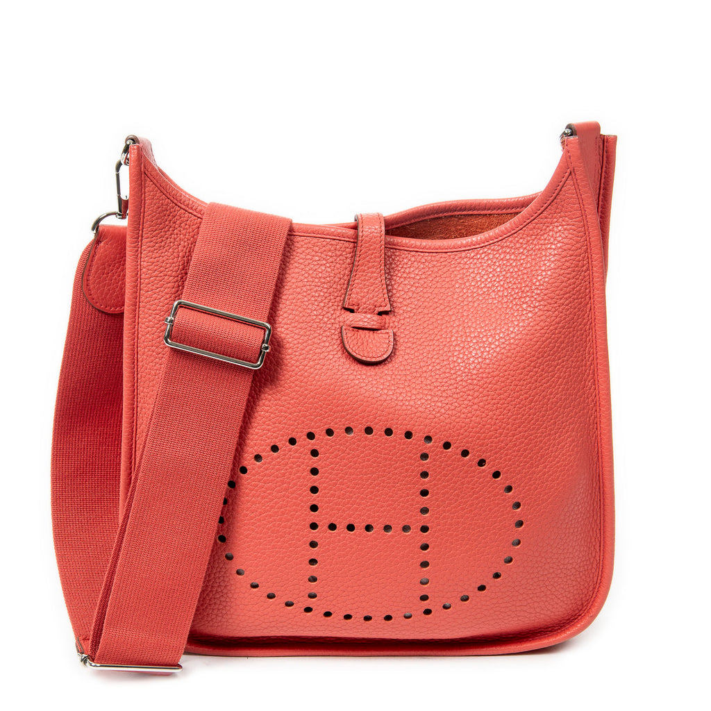 Shoulder Bag Evelyne III PM Rose Jaipur Clemence Leather
