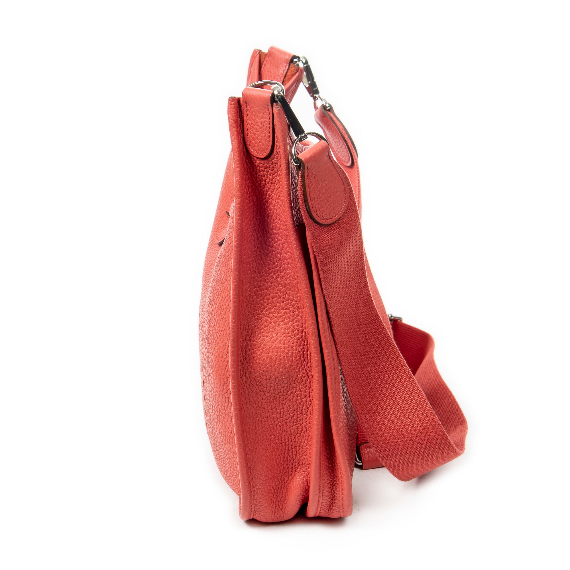 Shoulder Bag Evelyne III PM Rose Jaipur Clemence Leather