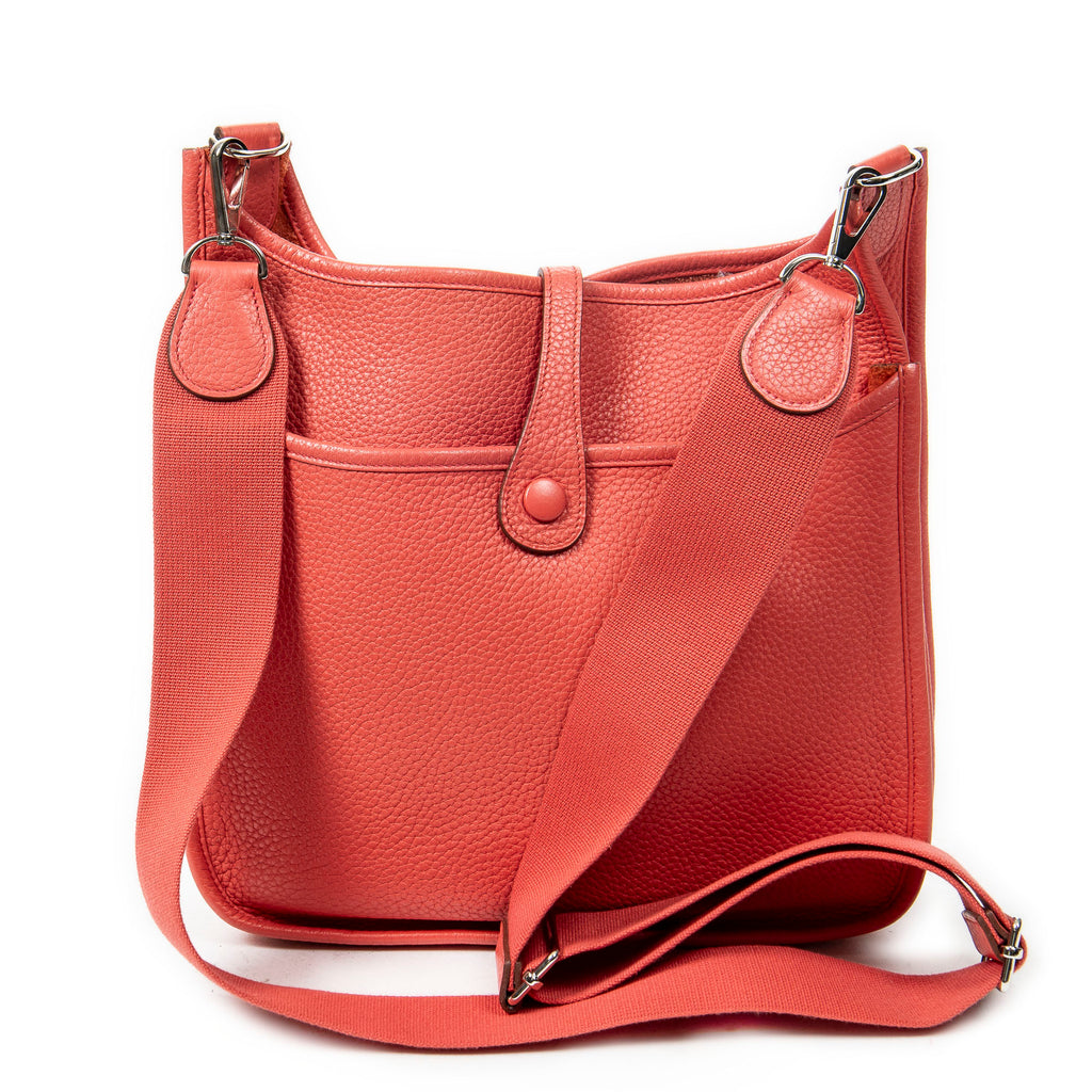 Shoulder Bag Evelyne III PM Rose Jaipur Clemence Leather