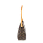 Bolso de hombro Looping MM lona Monogram marrón