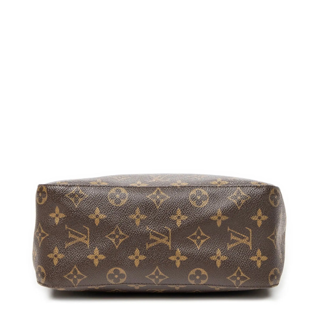 Bolso de hombro Looping MM lona Monogram marrón