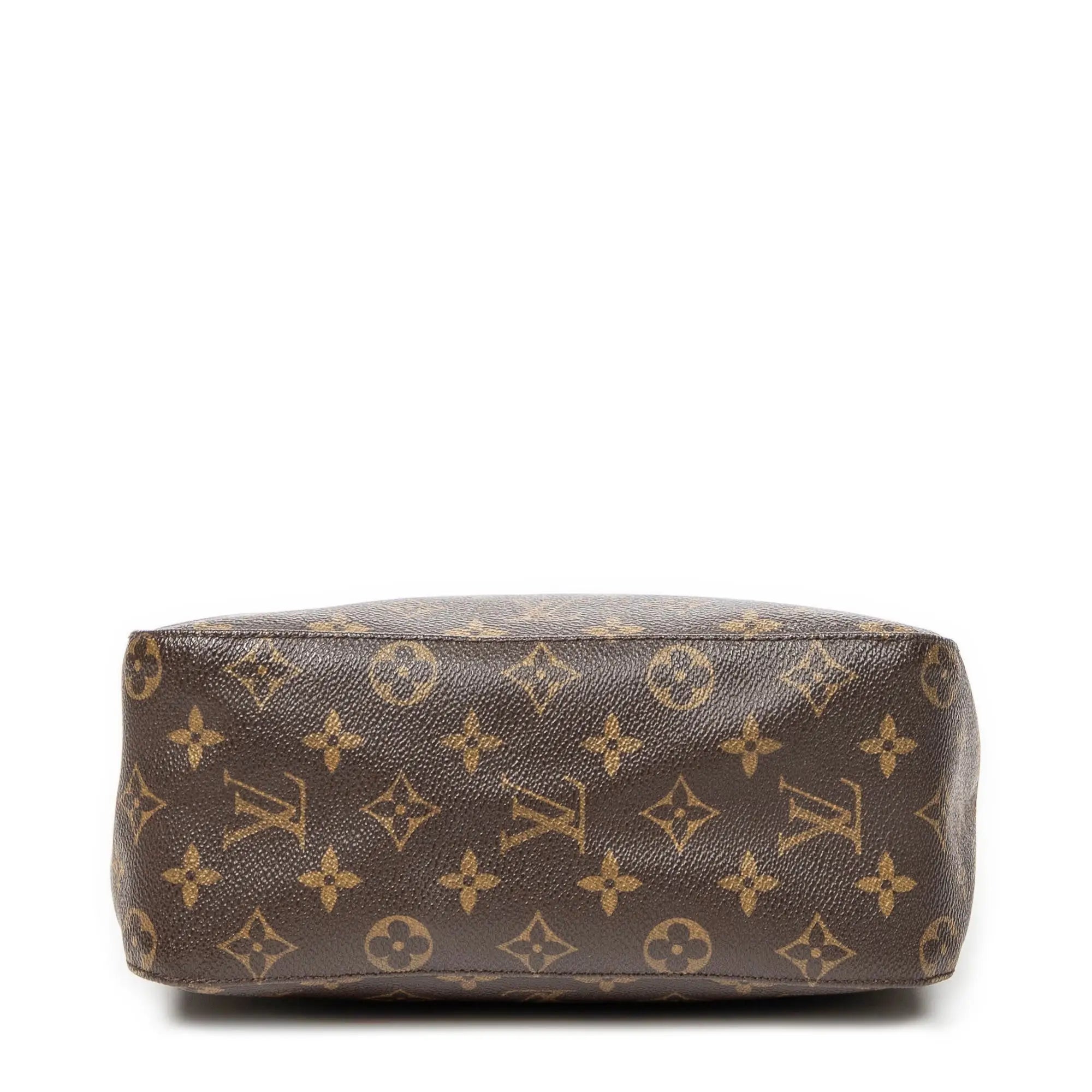 Bolso de hombro Looping MM lona Monogram marrón