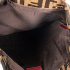 Fendi - Sac cabas plat à sequins - Rouge/Kaki/Noir
