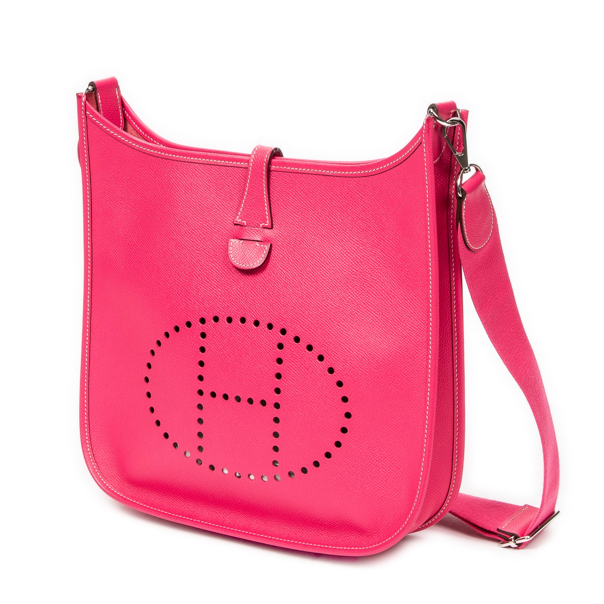Shoulder Bag Evelyne III PM Rose Tyrien Epsom Leather