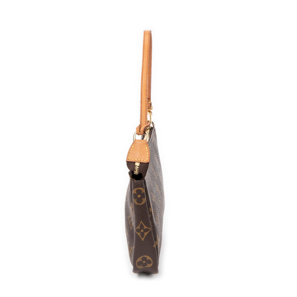 Handbag Accessory Pouch Brown Monogram Canvas