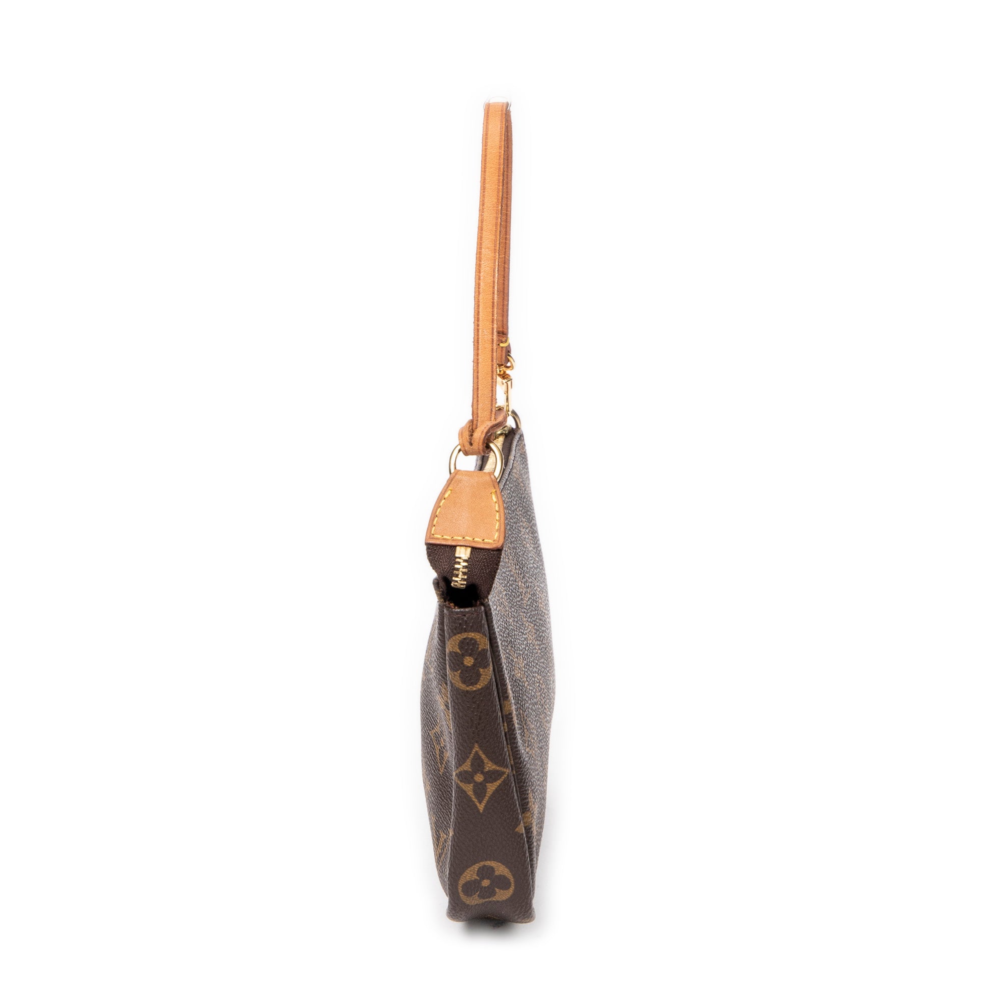 Handbag Accessory Pouch Brown Monogram Canvas