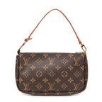 Handbag Accessory Pouch Brown Monogram Canvas