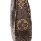 Handbag Accessory Pouch Brown Monogram Canvas