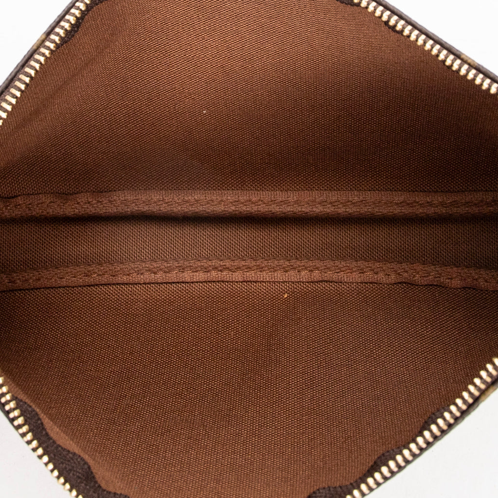 Handbag Accessory Pouch Brown Monogram Canvas