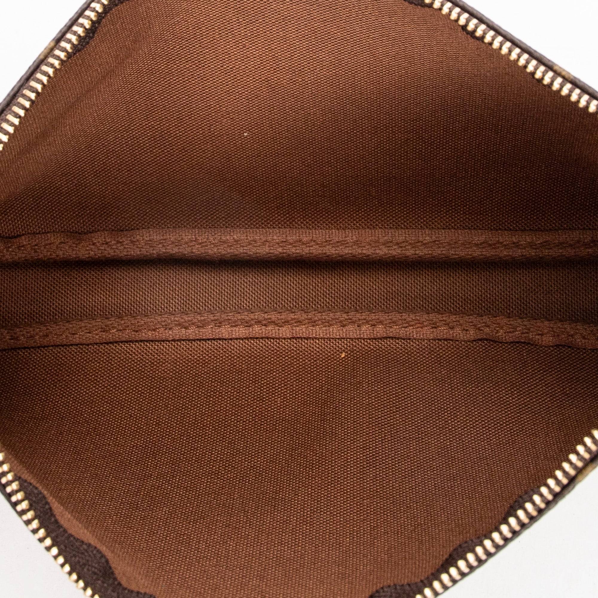 Handbag Accessory Pouch Brown Monogram Canvas