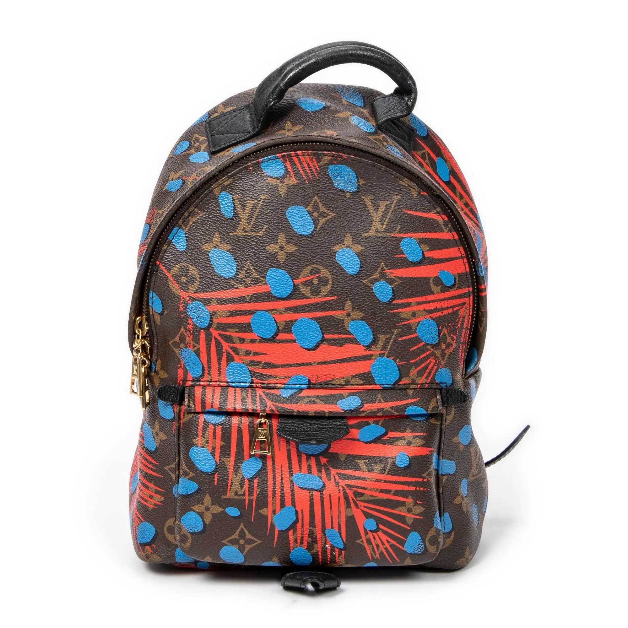 Backpack Ltd.Ed.YayoiJungleDotsPalmSprings PM Brown Monogram Jungle Dots