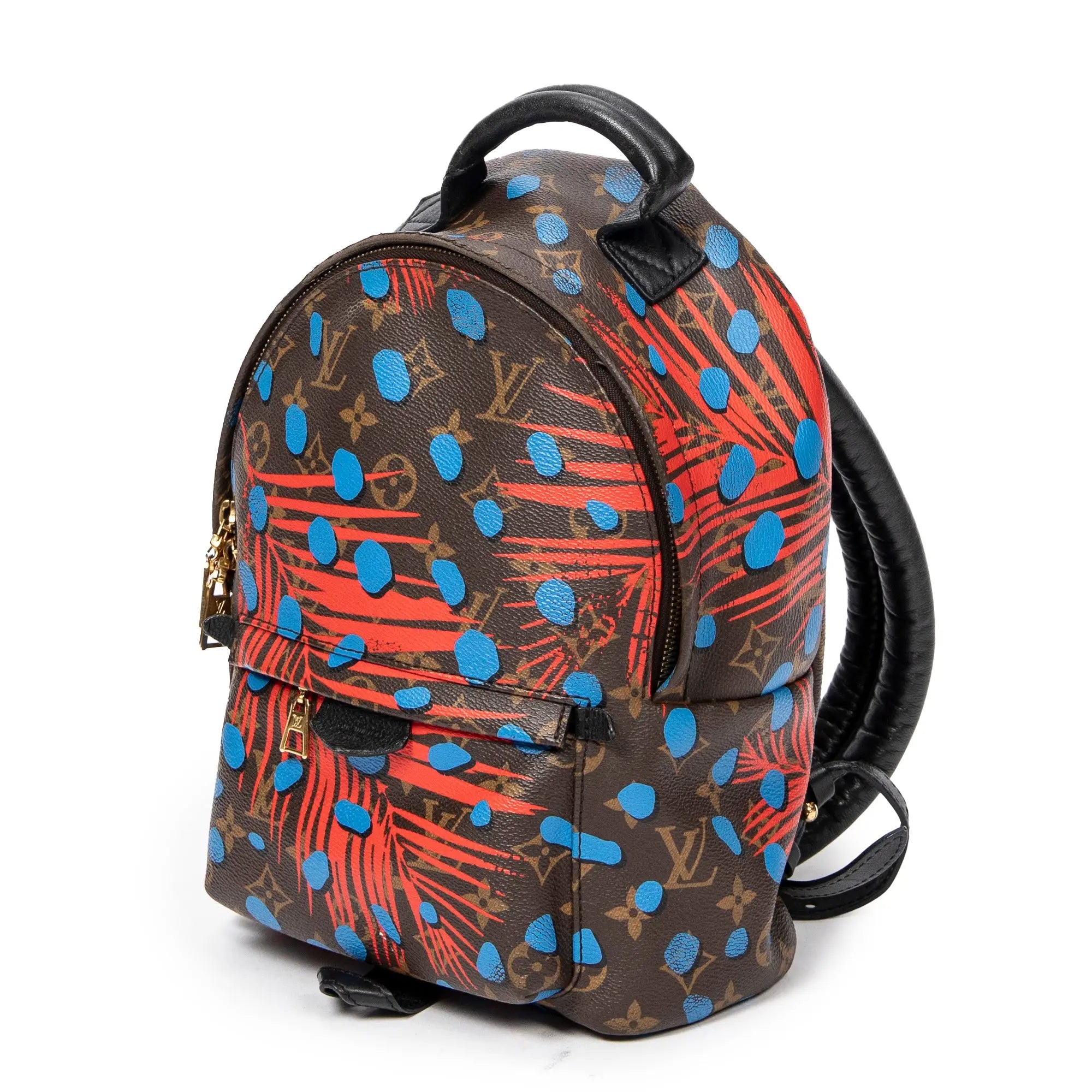 Backpack Ltd.Ed.YayoiJungleDotsPalmSprings PM Brown Monogram Jungle Dots