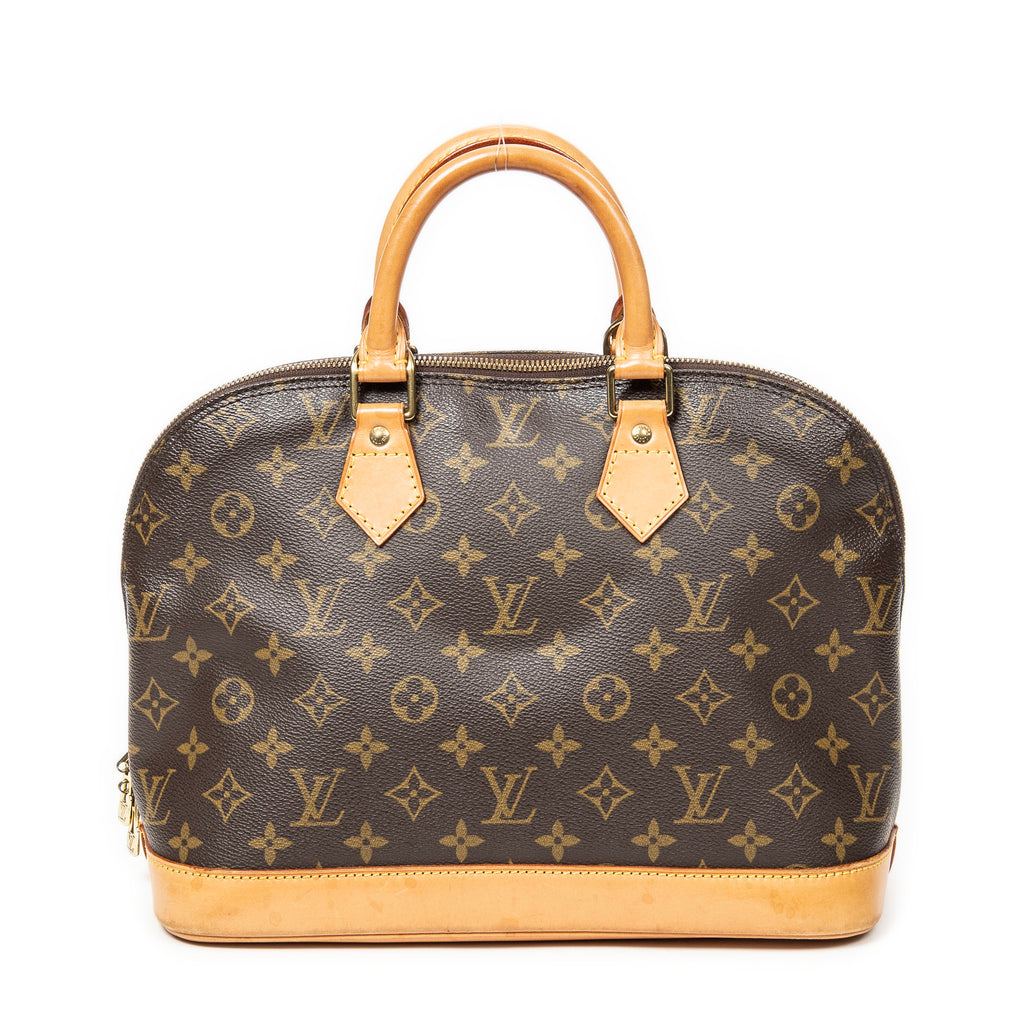 Handbag Alma PM Brown Monogram Canvas