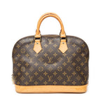 Handbag Alma PM Brown Monogram Canvas