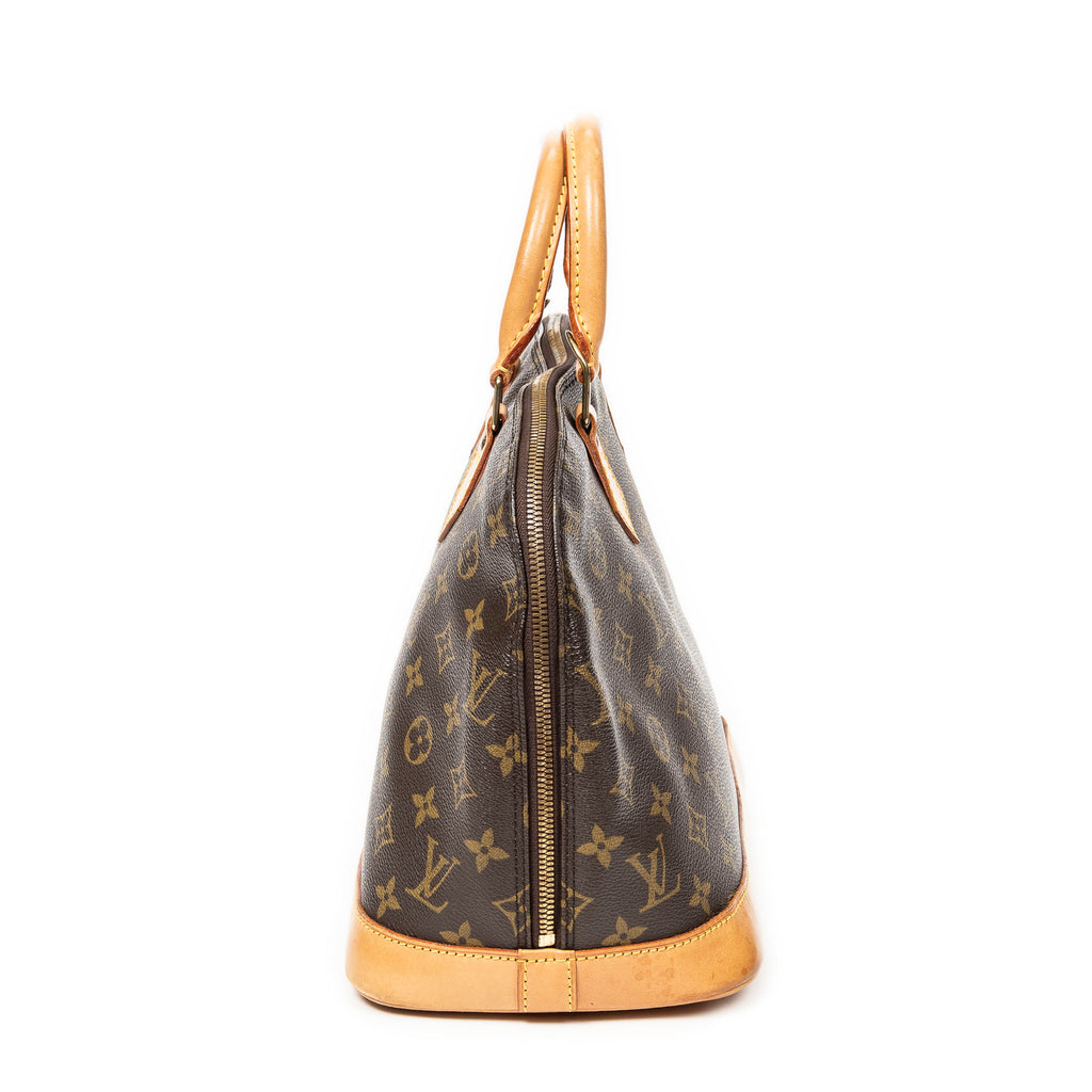 Handbag Alma PM Brown Monogram Canvas