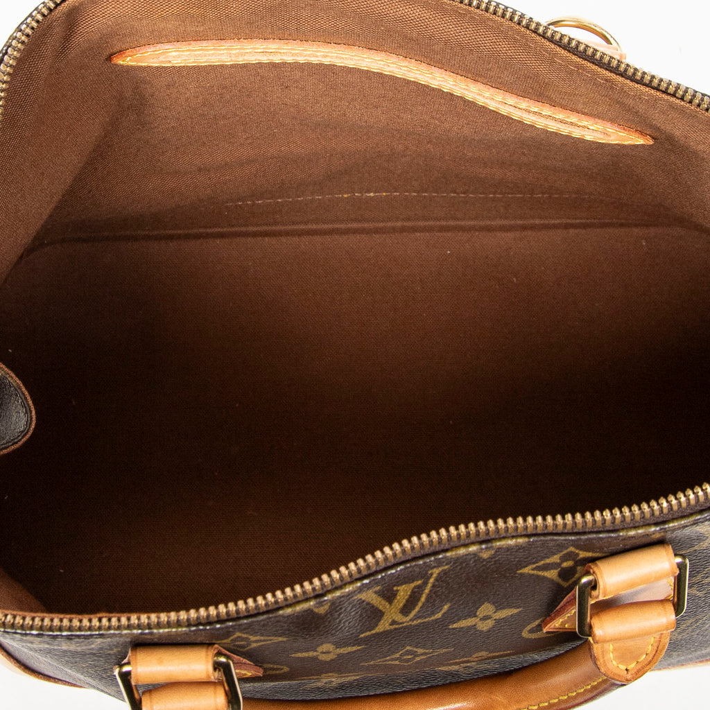 Handbag Alma PM Brown Monogram Canvas