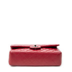 Shoulder Bag Classic Double Flap 26 Red Quilted Caviar Leather