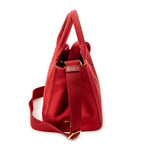 Shoulder Bag Small Canapa Tote Red Canapa Canvas