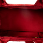 Shoulder Bag Small Canapa Tote Red Canapa Canvas