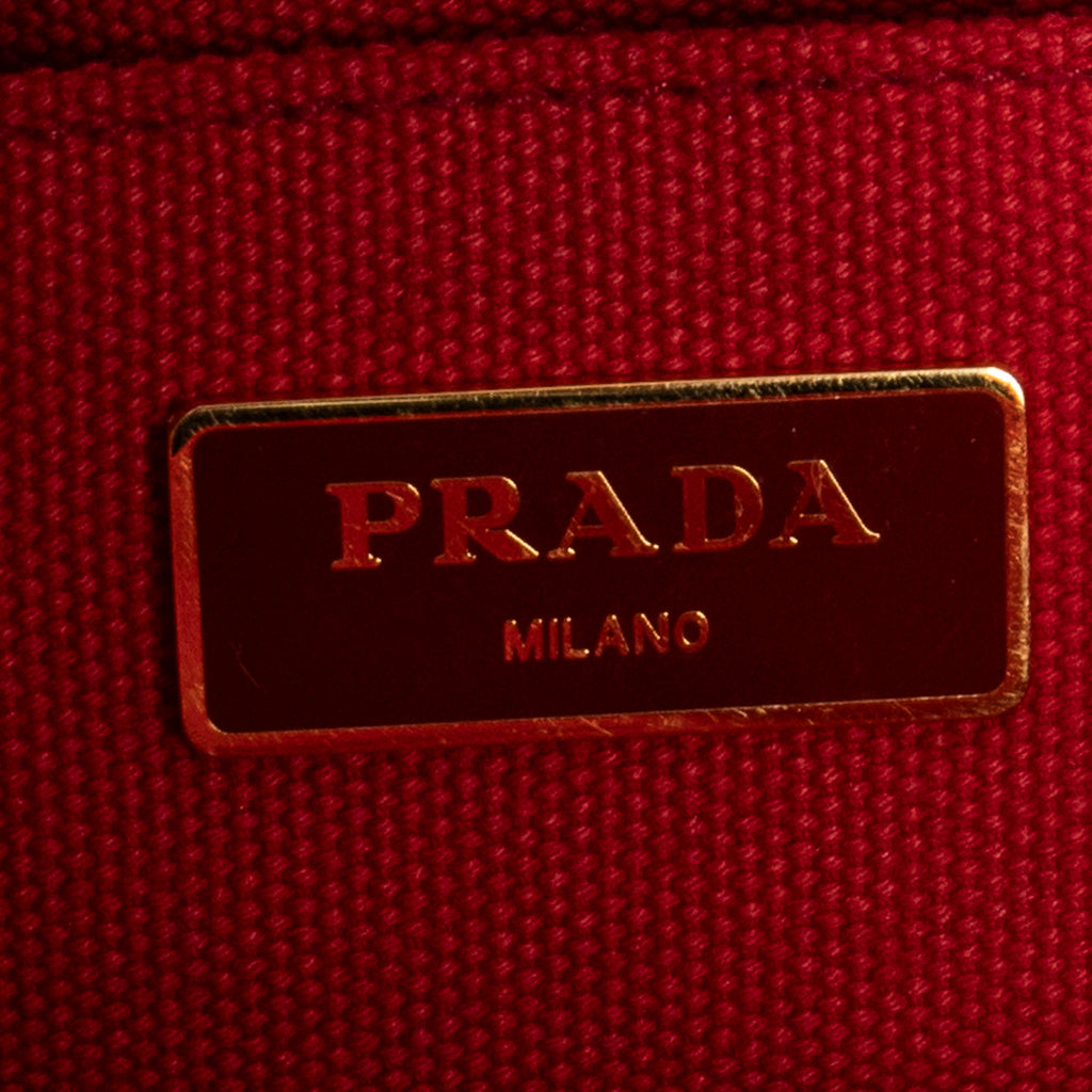Shoulder Bag Small Canapa Tote Red Canapa Canvas